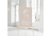 Babyshower Welkomstbord Modern