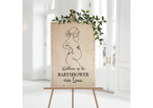 Babyshower Welkomstbord Hout Mommy To Be