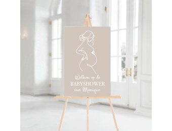 Babyshower Welkomstbord Mommy To Be