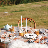 Servet Highland Cappuccino (set van 2) - Maison Dinette