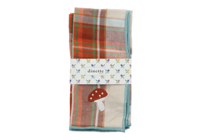 Servet Highland Cappuccino (set van 2) - Maison Dinette