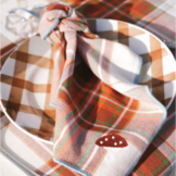 Servet Highland Cappuccino (set van 2) - Maison Dinette