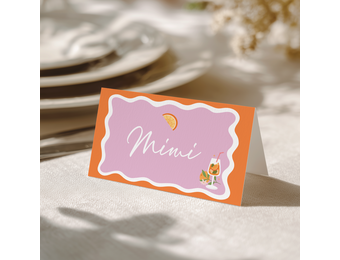 Naamkaartjes  21 Diner Aperol Spritz - Direct Download (18st)