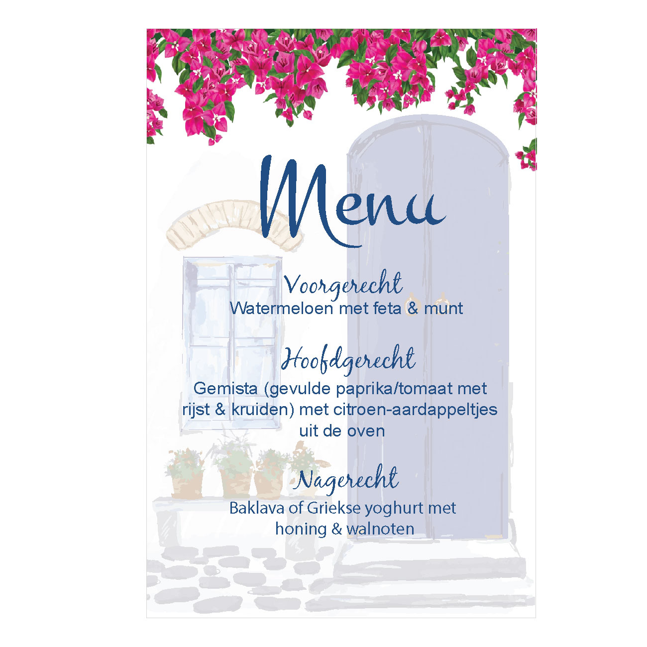 Menukaarten 21 Diner Mama Mia - Direct Download