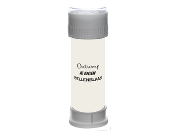 Bellenblaas Traktatie Wikkel Eigen Ontwerp - Direct Download