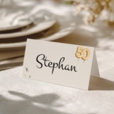 Naamkaartjes 50 jaar - Direct Download (18st)