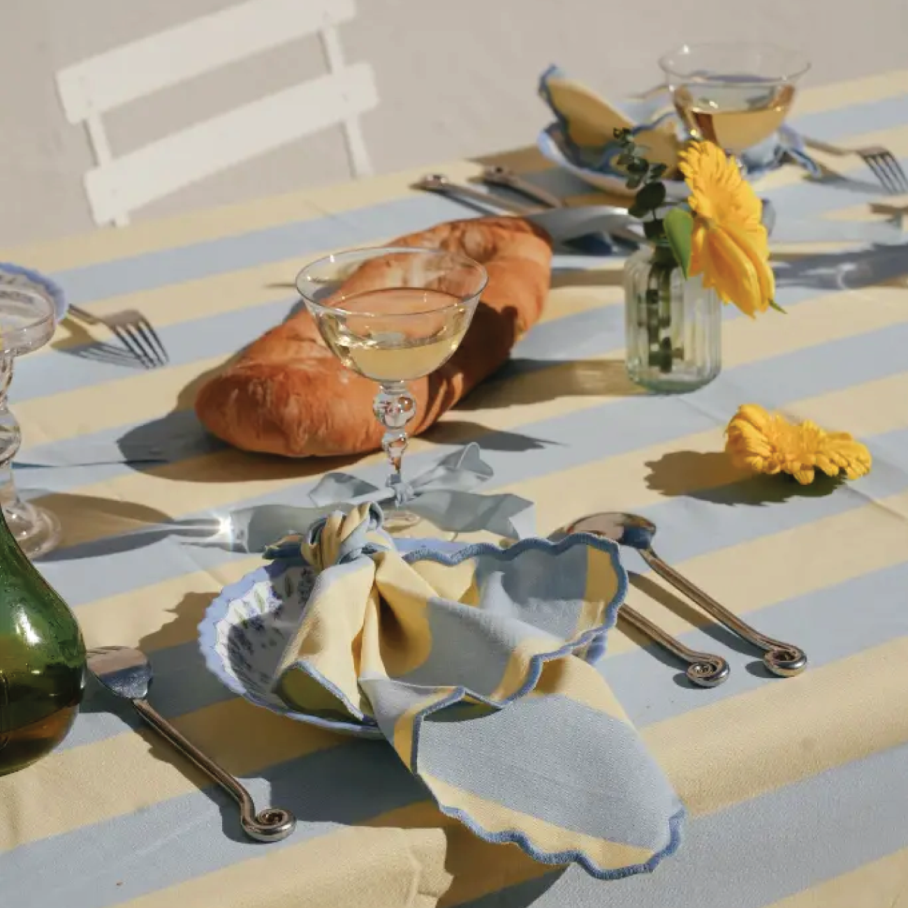 Tafelkleed Joséphine Sky (170 x 360 cm) - Maison Dinette