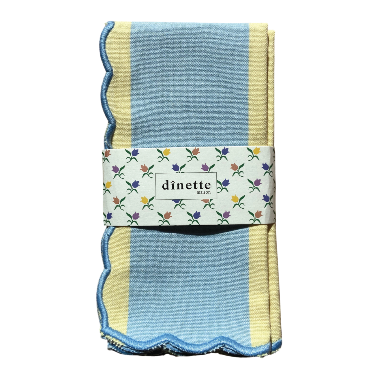 Servet Joséphine Sky (set van 2) - Maison Dinette