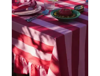 Tafelkleed Lucette Red (170 x 250 cm) - Maison Dinette