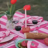 Tafelkleed Lucette Red (170 x 250 cm) - Maison Dinette