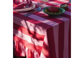 Tafelkleed Lucette Red (170 x 360 cm) - Maison Dinette