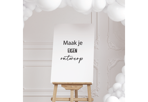 Canvas Welkomstbord eigen ontwerp