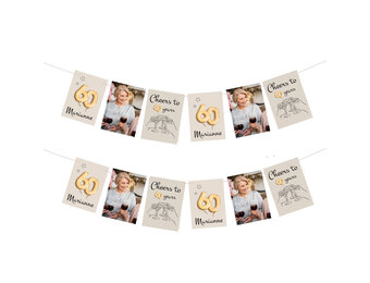 60 jaar Slinger met foto gepersonaliseerd (18st)
