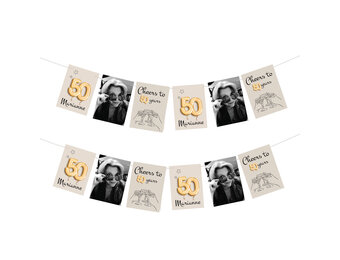 50 jaar Slinger met foto gepersonaliseerd (18st)