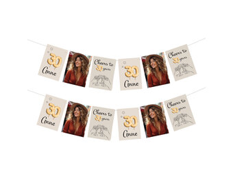 30 jaar Slinger met foto gepersonaliseerd (18st)