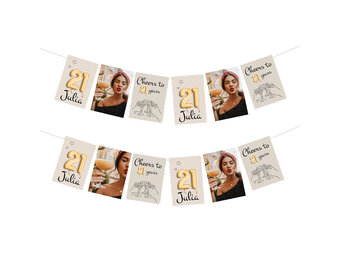 21 jaar Slinger met foto gepersonaliseerd (18st)