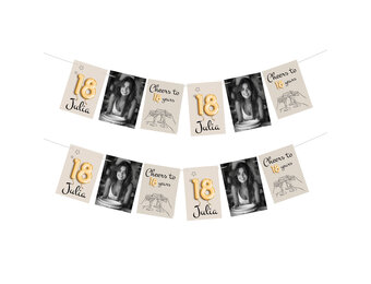 18 jaar Slinger met foto gepersonaliseerd (18st)