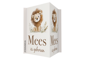 Geboortebord Little Lion met naam