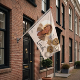 Vlag Verjaardag 50 jaar met ballonnen