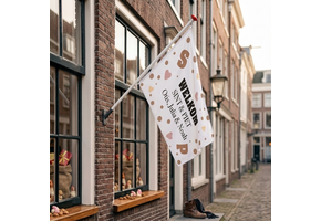 Sinterklaas vlag met naam - Snoepgoed