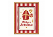 Sinterklaas poster Welkom Sinterklaas met naam