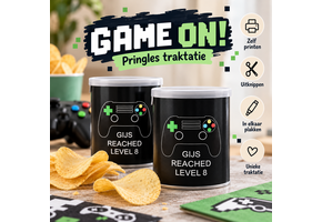 Pringle traktatie printable Game On - Direct Download