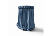 Statafelrok Vintage Blue met ruffle