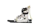 Kersthanger Ski's Zilver & Zwart – Glazen Kersthanger