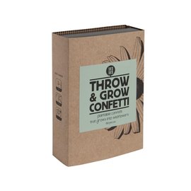 Throw and Grow confetti