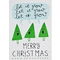 Send and Grow postcard - Let it grow, let it grow, let it grow