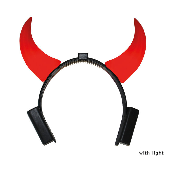 Diadeem duivelsoortjes met licht (excl. batt.)