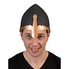 Helm 'Ridder' zwart plastiek