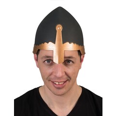 Helm 'Ridder' zwart plastiek