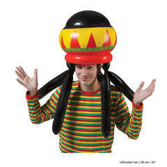 Rasta hoed, opblaasbaar