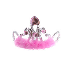 Kroon marabou roze