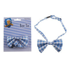 Strikje 'Oktoberfest' blauw/wit