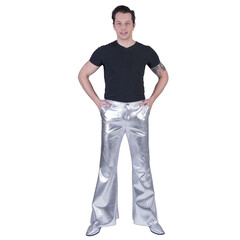 Funny Fashion disco Fever broek zilver