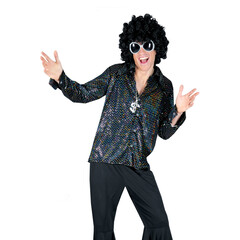 Funny Fashion Disco hemd heren