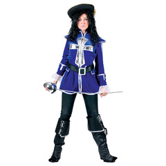 Funny Fashion Musketier luxe blauw