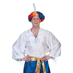 Funny Fashion Piraat Sultan hemd wit