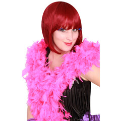 Boa b.v. dik 180cm/75gr donker roze