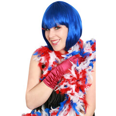 Boa b.v. dik 180cm/75gr rood/wit/blauw