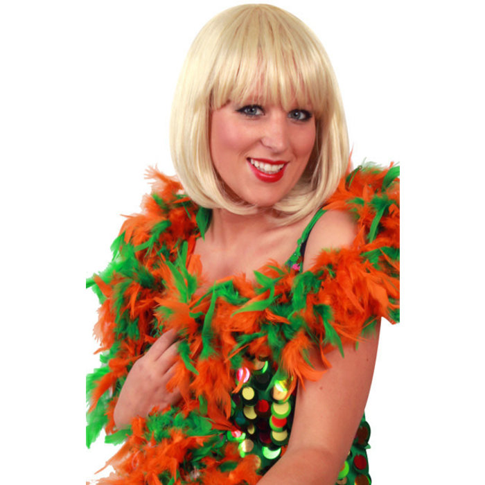 Boa b.v. dik 75gr/180cm oranje/groen