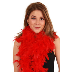 Boa brandveilig dik 180cm/75gr ROOD