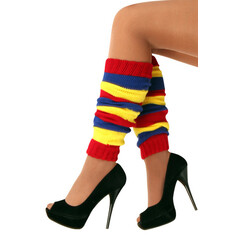 Beenwarmers rd/gl/bl  one size