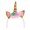 Diadeem 'Unicorn' glitter goud/roze
