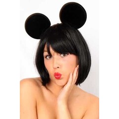 Mickey mouse oren zwart op diadeem