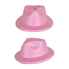 Al Capone hoed vinyl roze