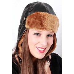 Piloten muts + pluche