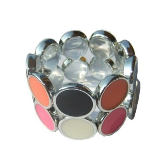 Armband duo stip gekleurd